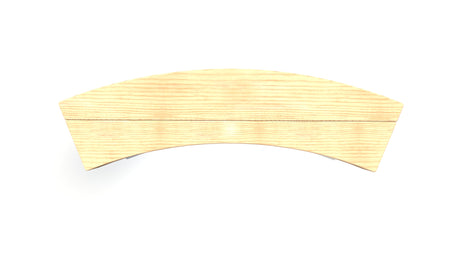 1.3m Curved Bench