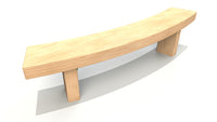 1.8m Curved Bench
