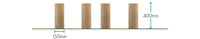 150mm Stepping Logs (set of 4)