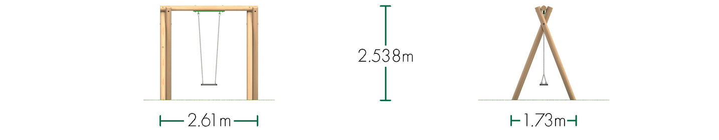 1 Flat Seat (2.4m)