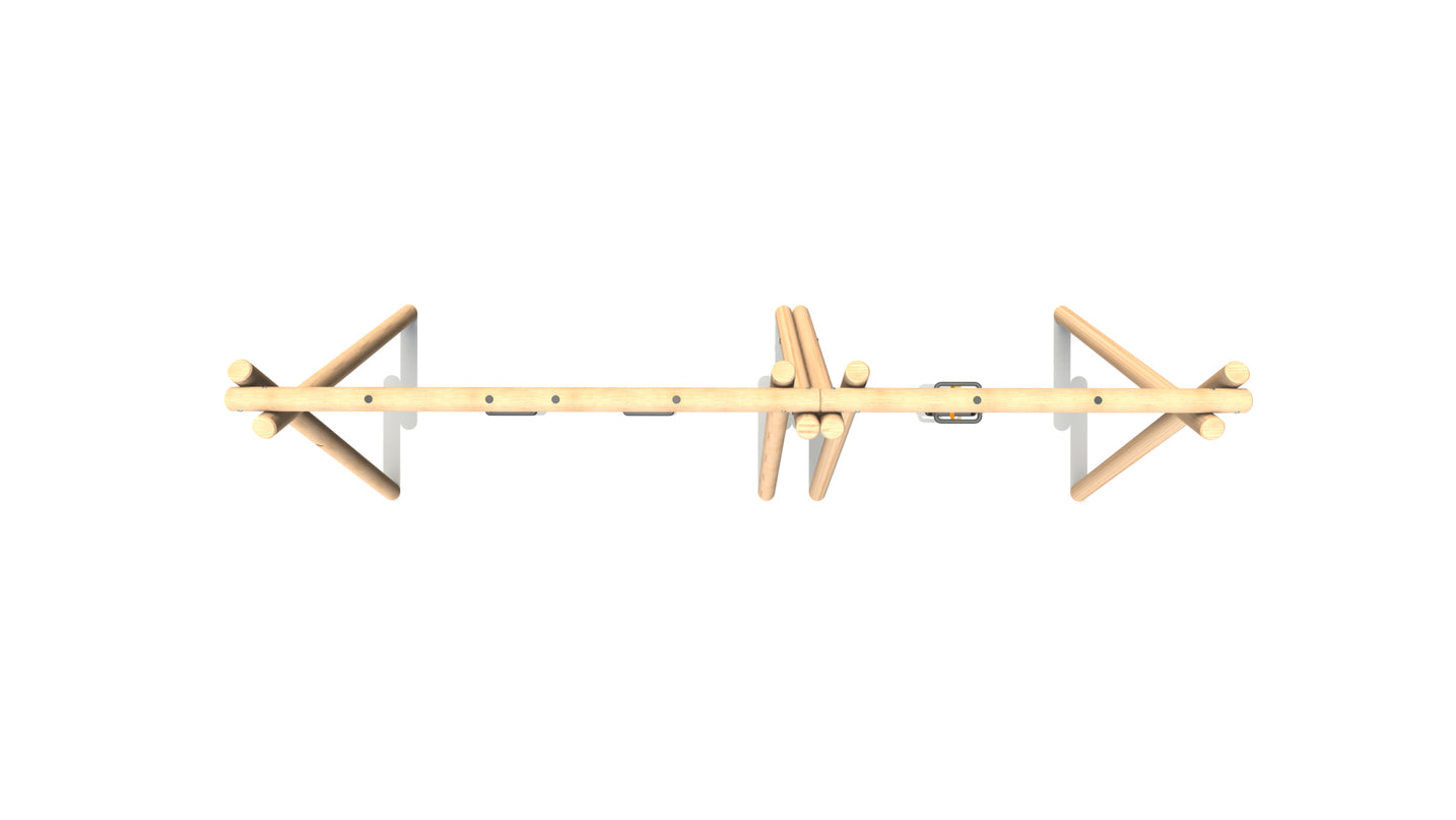 2 Flat & 1 Cradle Seat (2.4m)