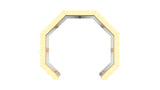 3m Open Octagonal Bench