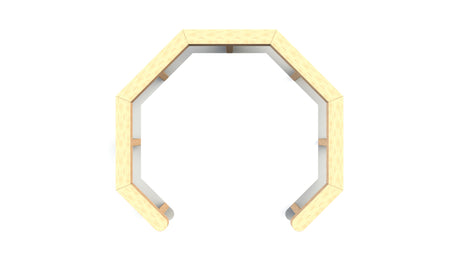 3m Open Octagonal Bench