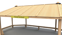Hexagonal Shelter with Seats