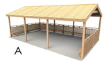 Rectangular Shelter - 7.2 x 4.4m Shelter