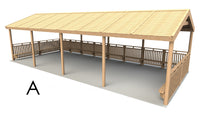 Rectangular Shelter - 9.6 x 4.4m