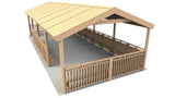 Rectangular Shelter - 9.6 x 4.4m