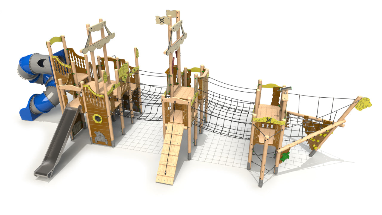 All Hands On Deck with tube slide