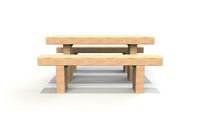1.4m Sleeper Bench and Table