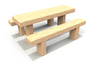 Bench and Table 1.4m