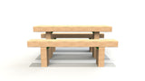 Bench and Table 1.4m
