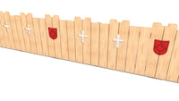 Castle Scene Themed Fencing