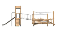 Clamber Tower 3 Double Deck Castle