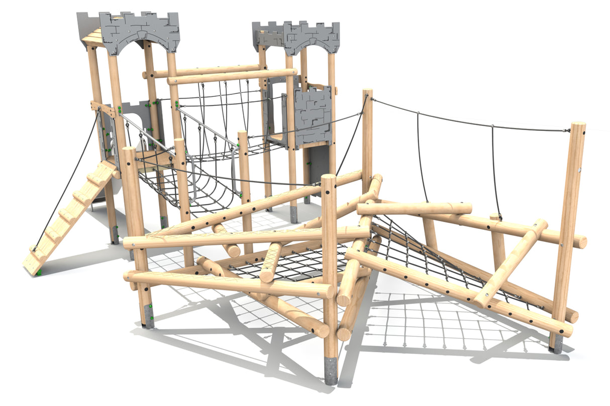 Clamber Tower 3 Double Deck Castle