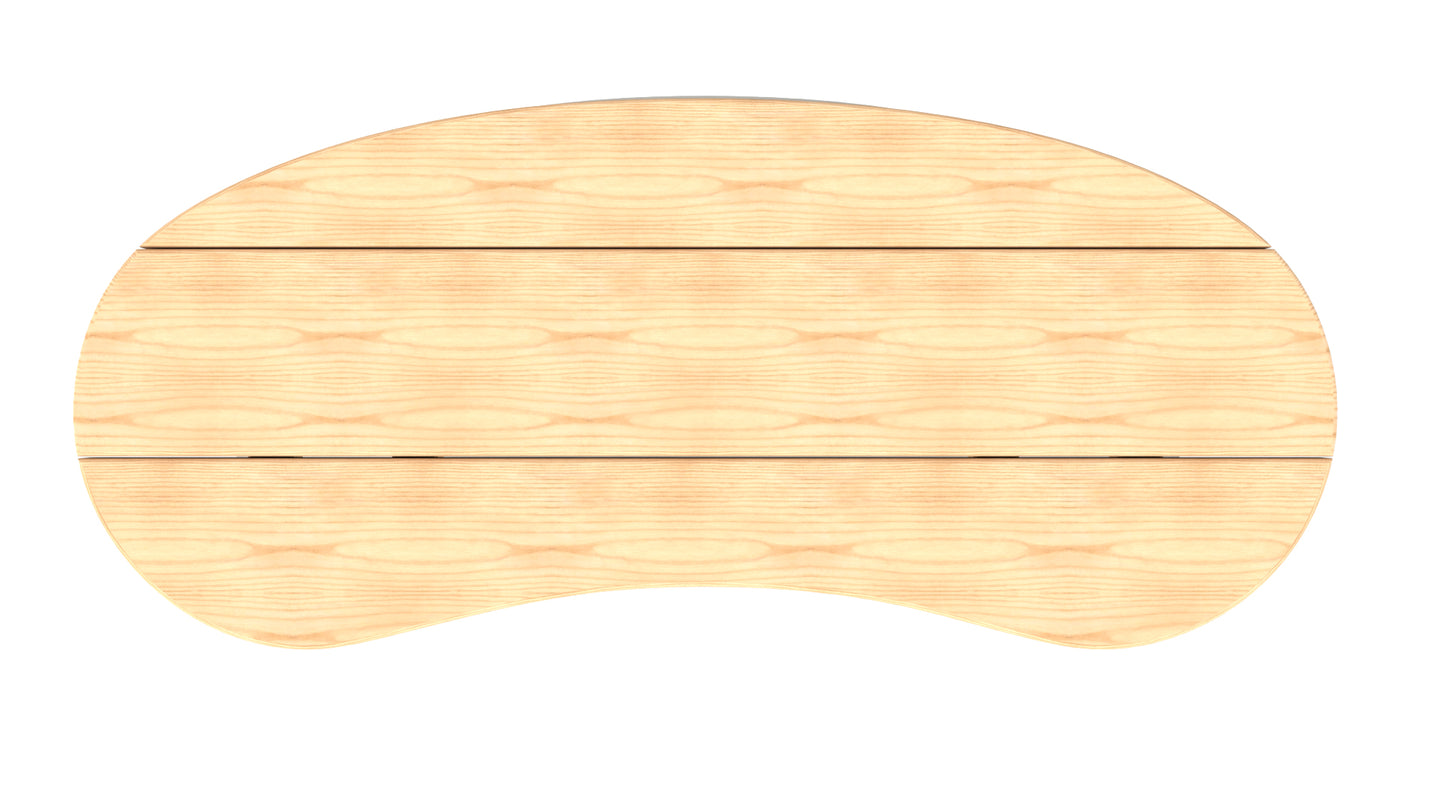 1.2m Early Years Curvy Bench