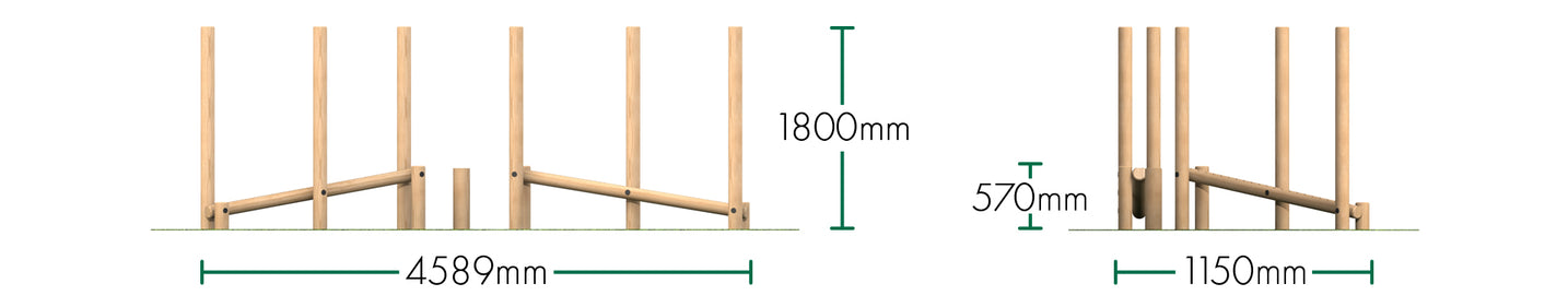 Double Sloping Balance Weave