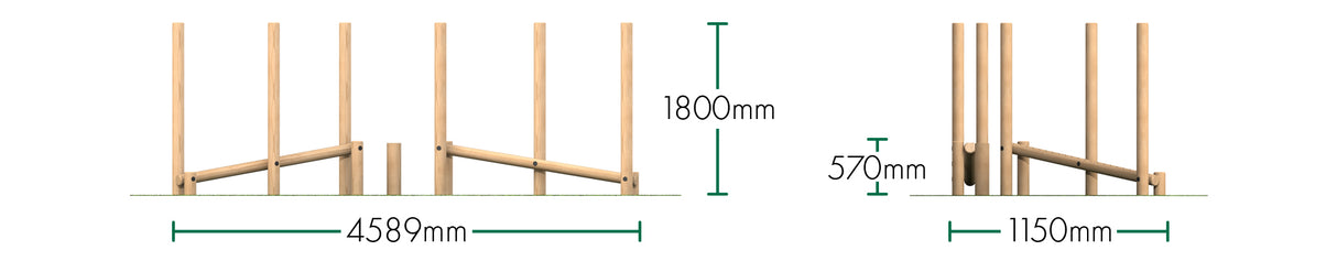 Double Sloping Balance Weave