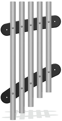 50mm Tube Chimes (5) Rail Mounted Pentatonic