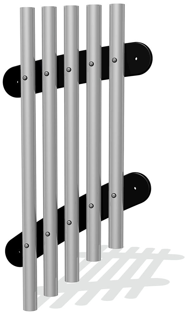 50mm Tube Chimes (5) Rail Mounted Pentatonic