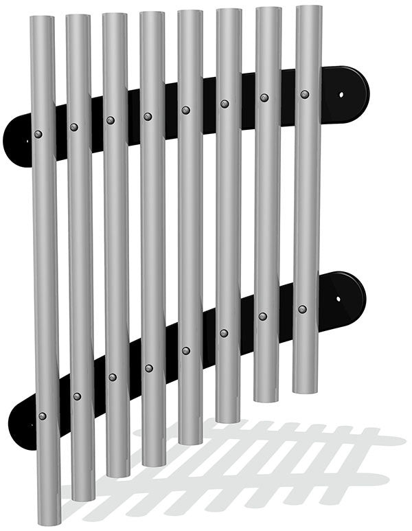 50mm Tube Chimes (8) Rail Mounted Diatonic