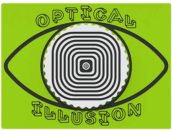 Pulsing Square Optical Illusion Play Panel