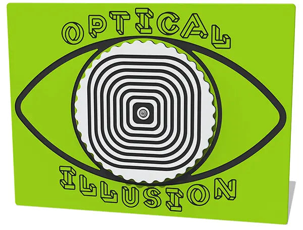 Pulsing Square Optical Illusion Play Panel