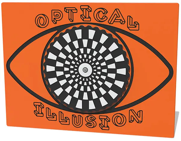 Revolving Rectangles Optical Illusion Play Panel