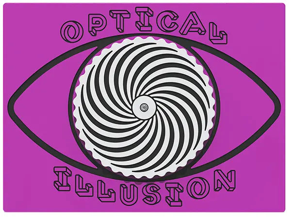 Spinning Spiral Optical Illusion Play Panel