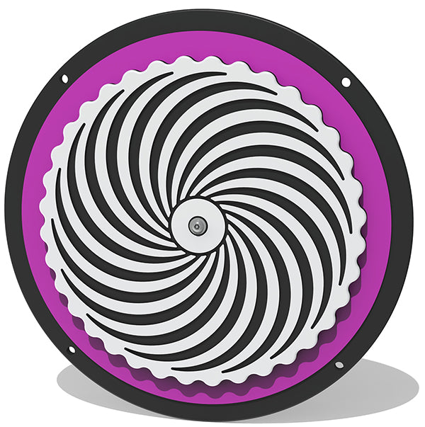 Spinning Spiral Optical Illusion Insert