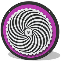 Spinning Spiral Optical Illusion Insert