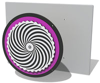 Spinning Spiral Optical Illusion Insert