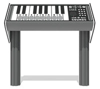 Rock Band PlayTronic Keyboard with Alu Posts