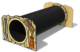Adventure Ribbed Crawl Through Play Tunnel 1200mm