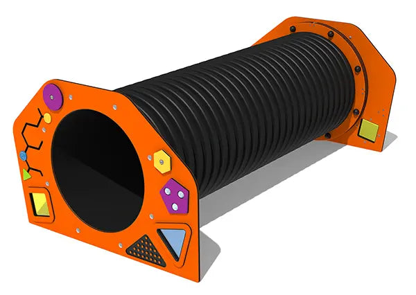 Sensory Ribbed Crawl Through Play Tunnel - 2000mm
