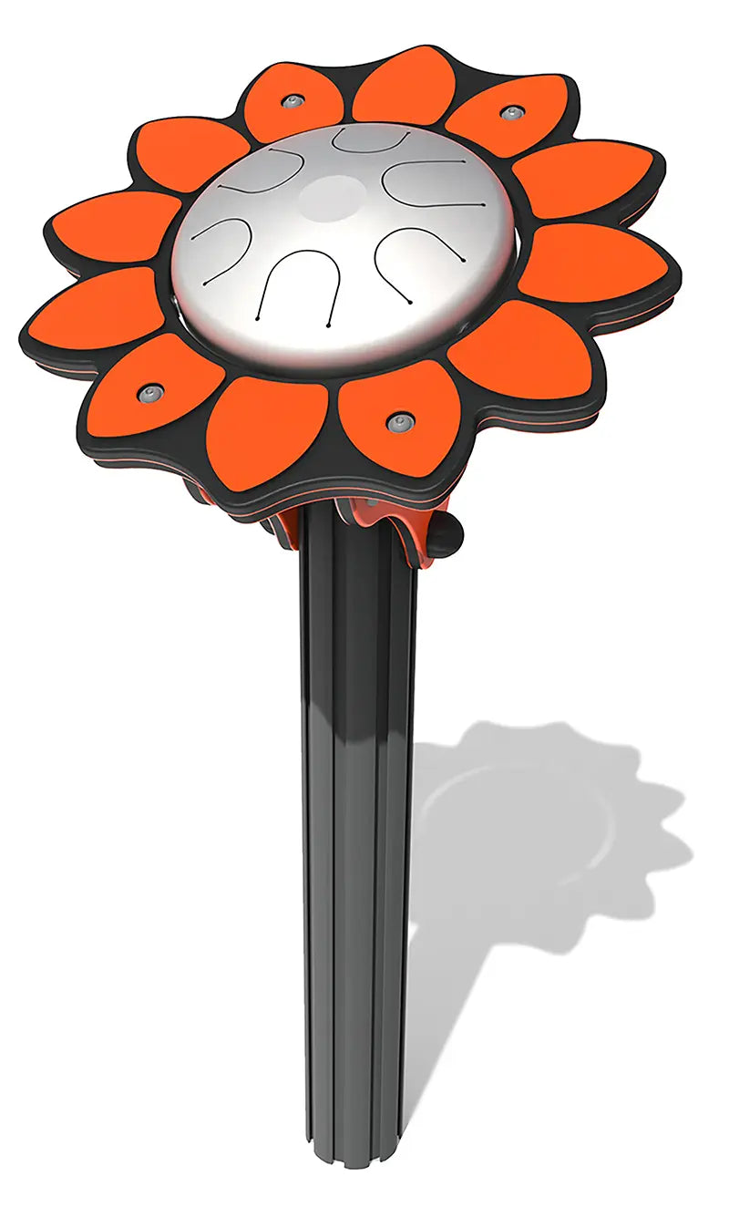 Virtuoso Tongue Drum Flower with Alu Post