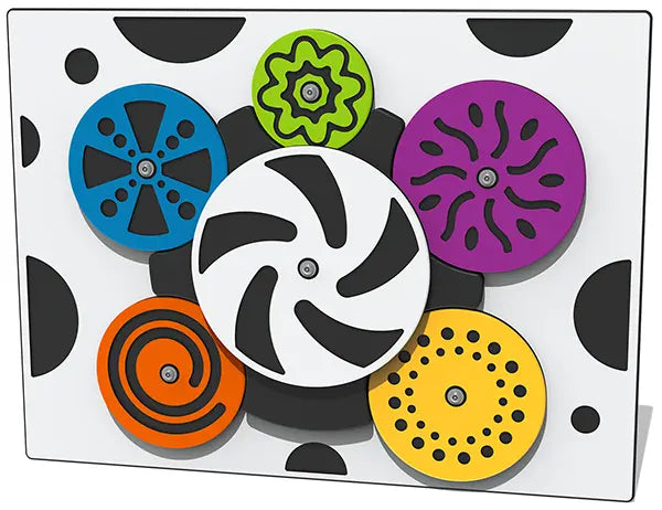 Whirling Wheels Play Panel