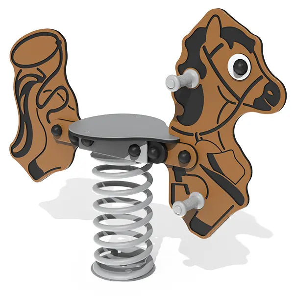 Sit-On Rodeo Horse Spring Rocker – Venture Play UK