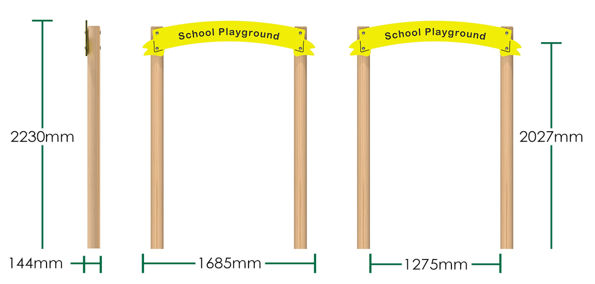 HDPE Archway Sign