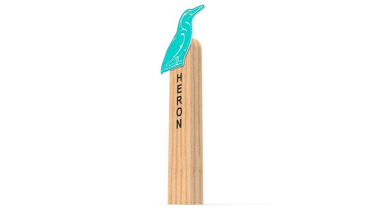 Heron Animal Post