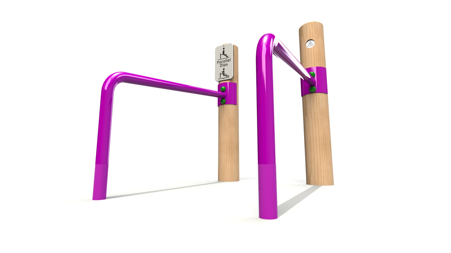 Low Parallette Bars