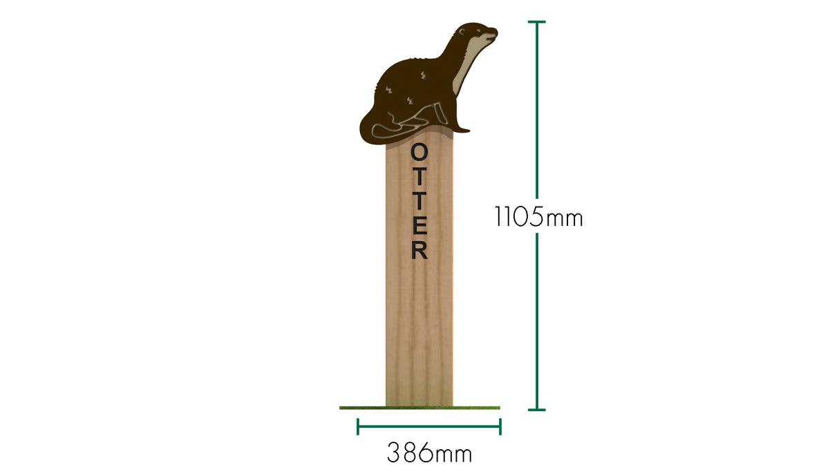 Otter Animal Post