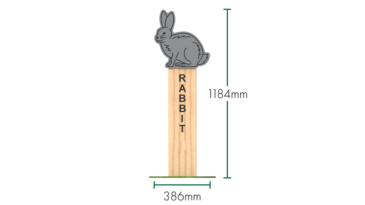 Rabbit Animal Post