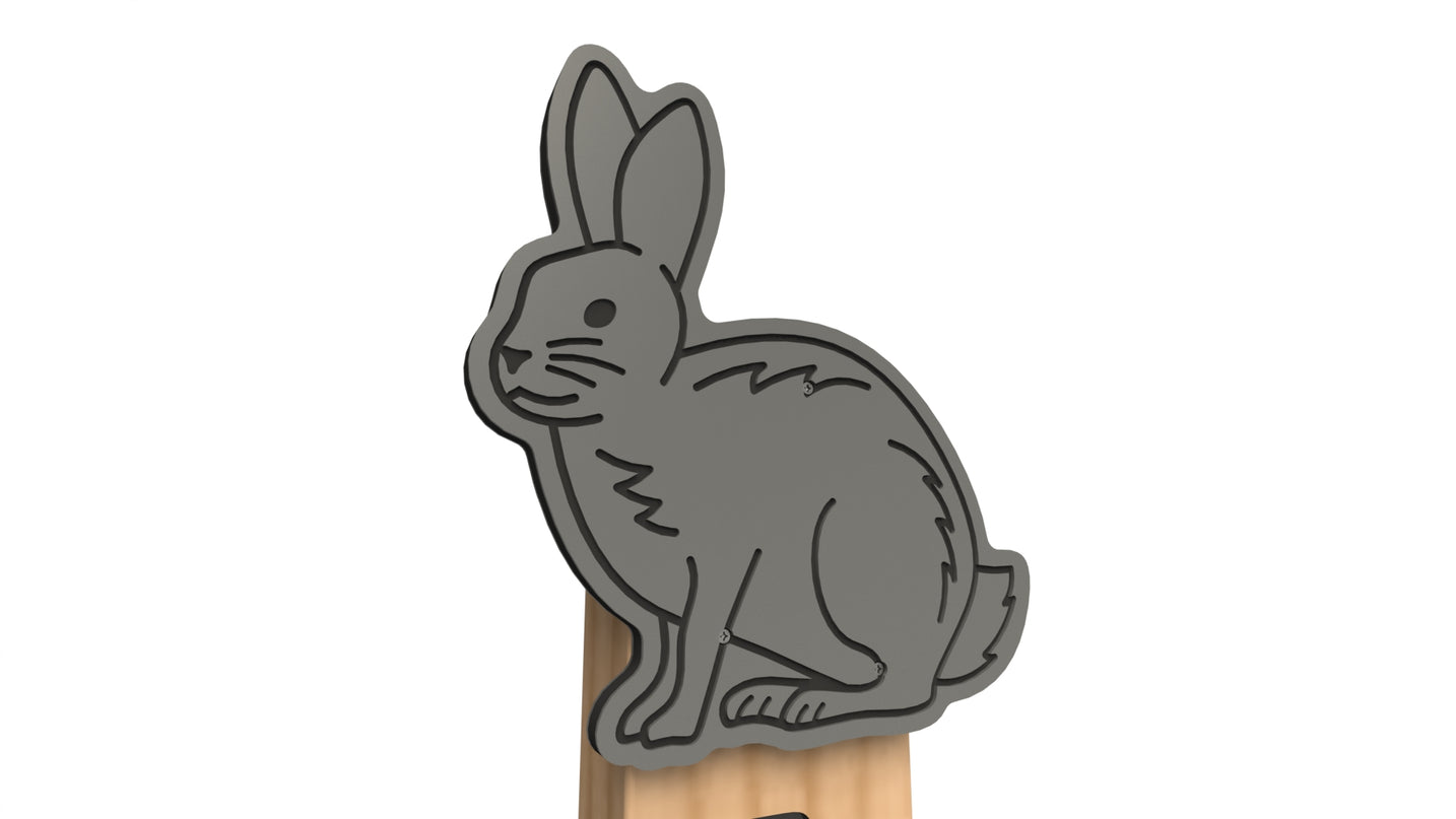 Rabbit Animal Post