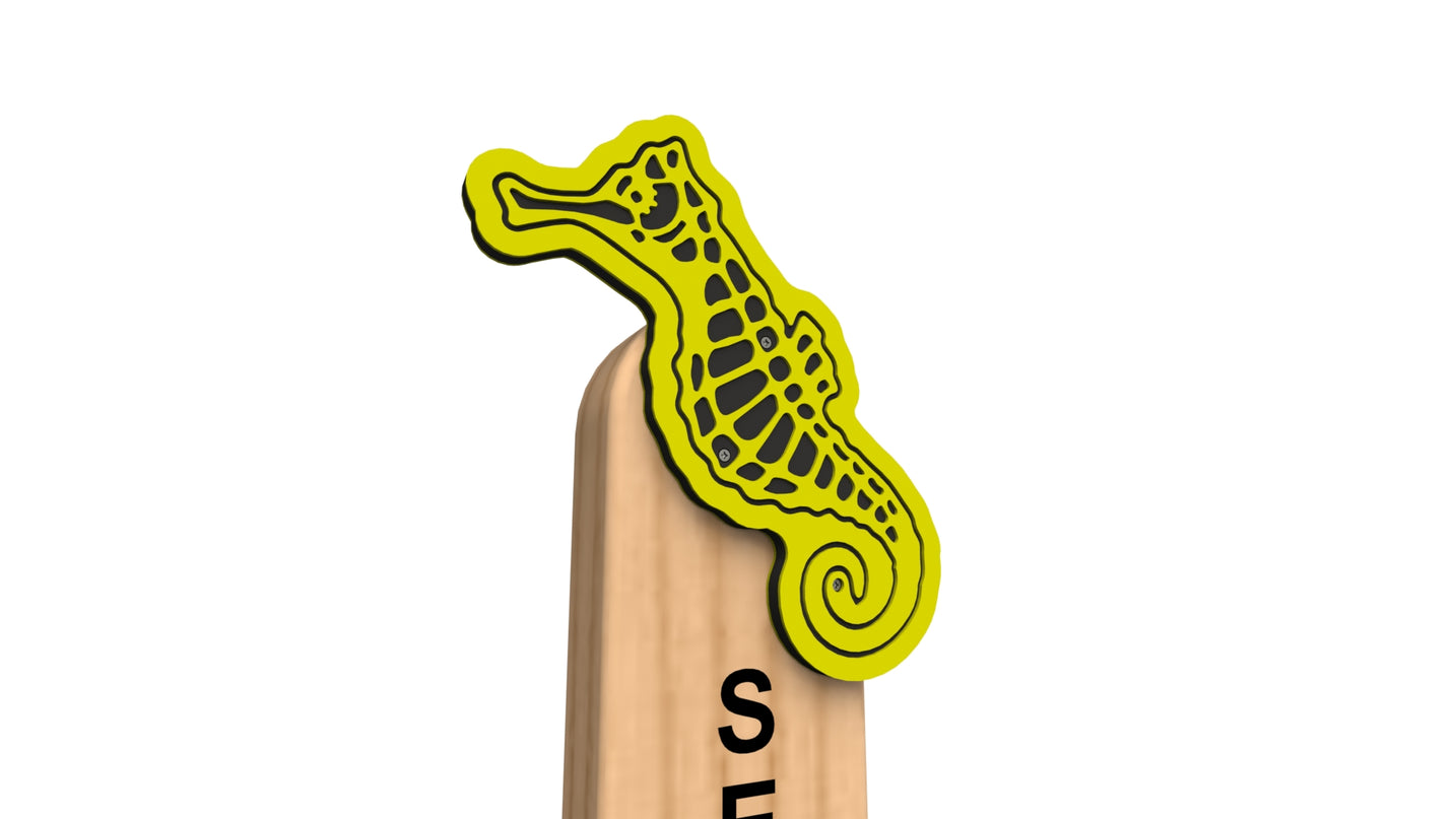 Seahorse Animal Post