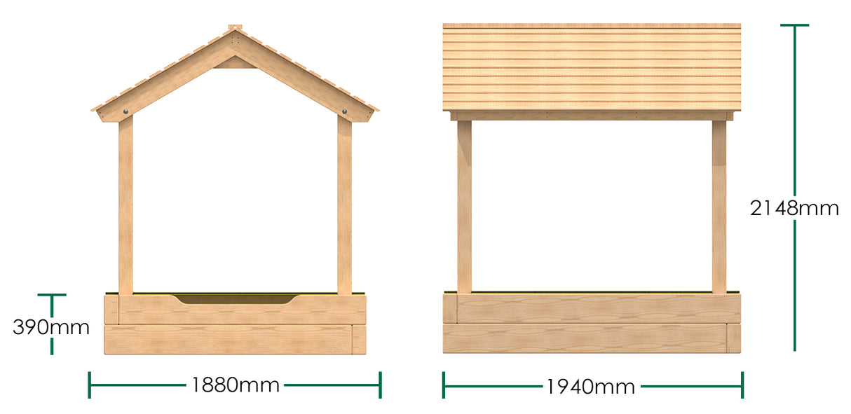 Sheltered Sandpit