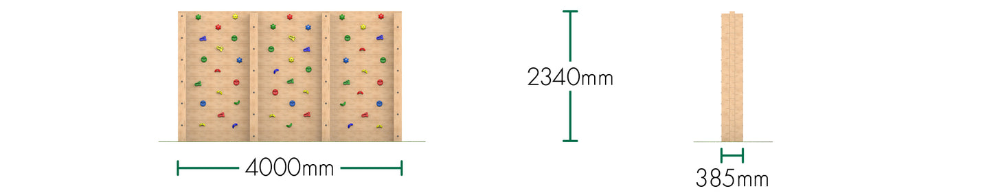 Sleeper Climb Wall (Double Sided)