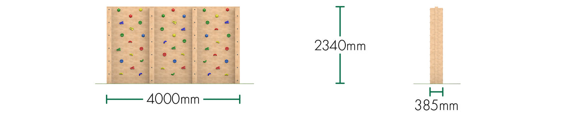 Sleeper Climb Wall (Double Sided)