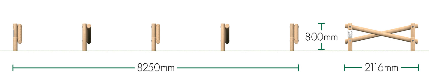 Sloping Stride Jumps