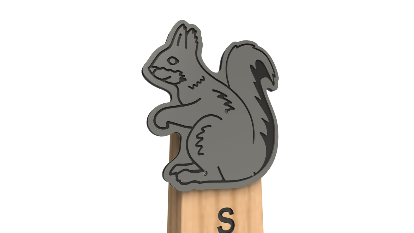 Squirrel Animal Post