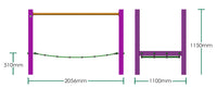 Steel Crawl Net Bridge
